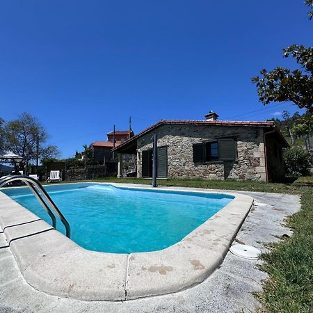 Casa 2 Habitaciones Con Piscina Y Cenador Al Aire Libre Pontevedra Esterno foto