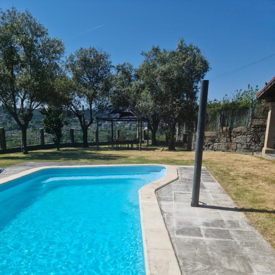 Casa 2 Habitaciones Con Piscina Y Cenador Al Aire Libre Pontevedra Esterno foto