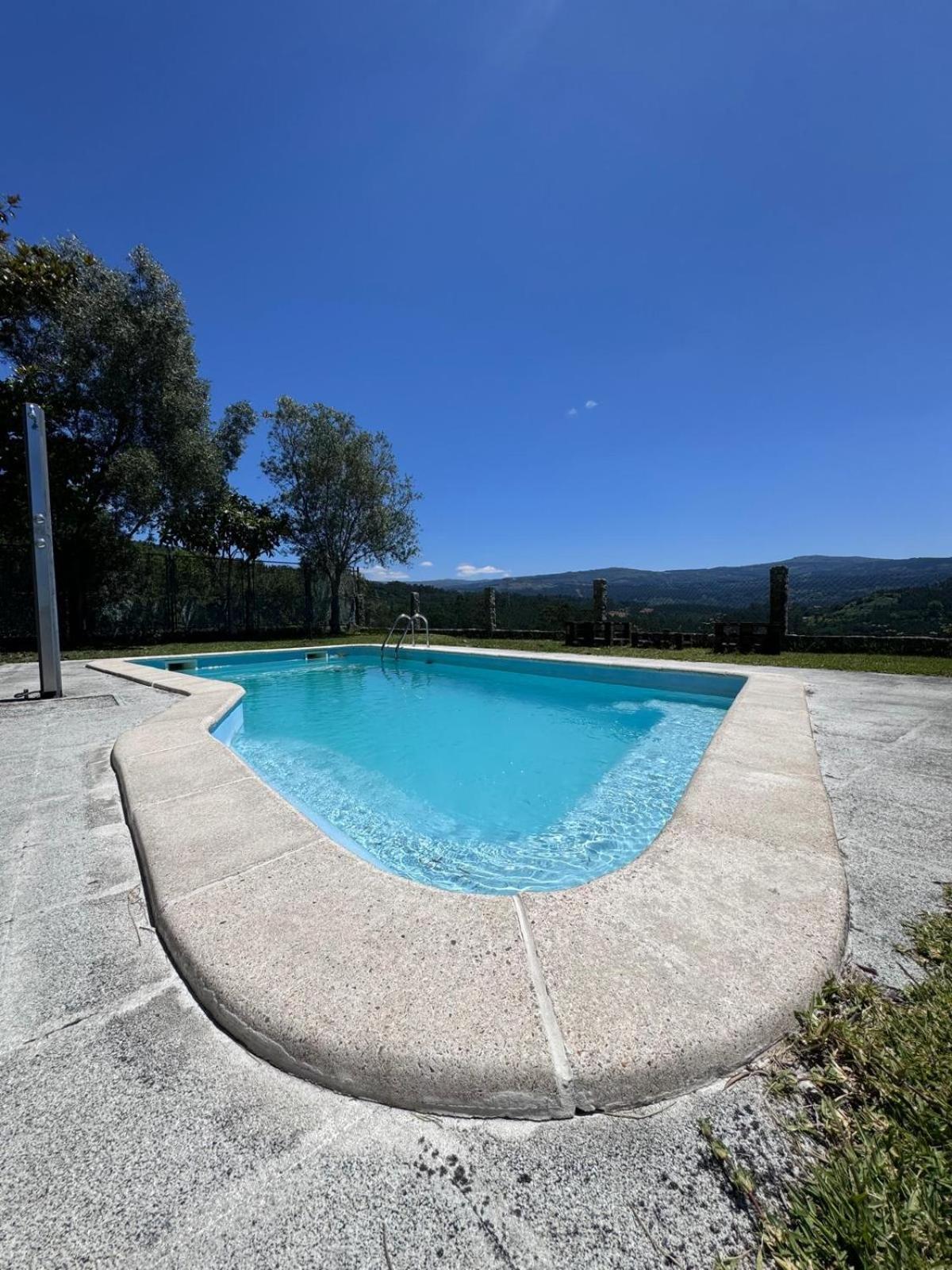 Casa 2 Habitaciones Con Piscina Y Cenador Al Aire Libre Pontevedra Esterno foto