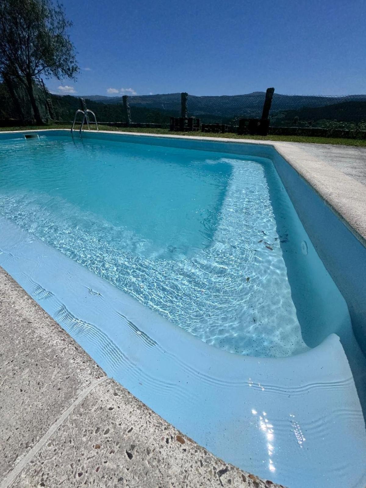 Casa 2 Habitaciones Con Piscina Y Cenador Al Aire Libre Pontevedra Esterno foto