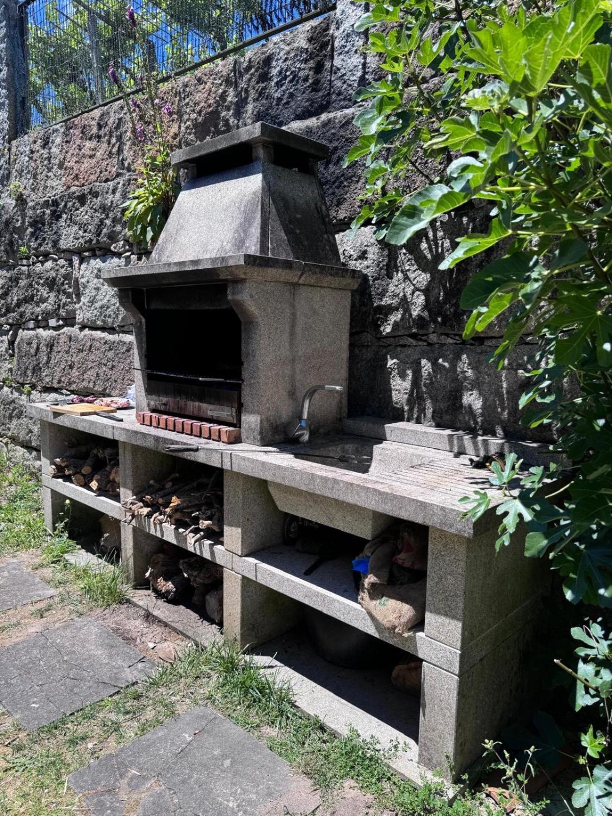 Casa 2 Habitaciones Con Piscina Y Cenador Al Aire Libre Pontevedra Esterno foto